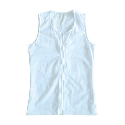 Men's Zipper Body Shaper Abdomen Control Tank